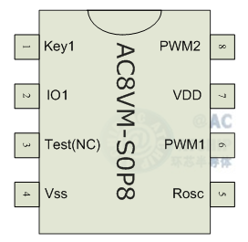 ac8vm06短秒數(shù)語音DIP8SOP8硬封裝DIP8/SOP8圖片