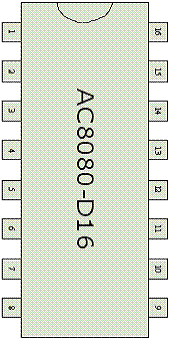 OTPHZоƬAC8080/Dip16b